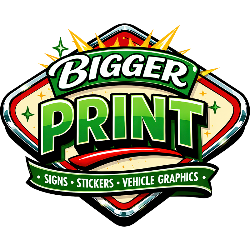 Bigger Print Logo