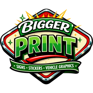 Bigger Print Logo